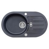 Zlewozmywak Malibu 3 1-kom. Night Glow 77×43 cm — recenzja i opinia