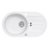 Recenzja zlewozmywaka Malibu 3 1-kom. Pure White 77×43 cm — test i opinie