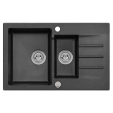 Recenzja Zlewozmywaka Mojito 120 1,5-kom. czarny 79×50 cm — wygląd, wydajność, montaż