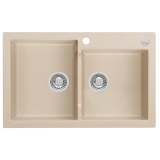 Recenzja Zlewozmywaka Mojito 14 2-kom. beż 79×50 cm — opinie i test