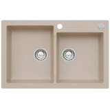 Zlewozmywak Mojito 14 2-kom. Caffe Latte 79×50 cm — recenzja i opinie