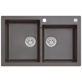 Zlewozmywak Mojito 14 2-kom. Dark Chocolate 79×50 cm — recenzja i opinia