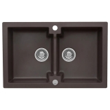 Zlewozmywak Mojito 16 2-kom. dark chocolate 79×50 cm — recenzja i opinia