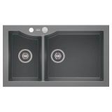 Zlewozmywak Respect 14 2-kom. szary 86×50 cm — recenzja i opinia