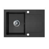 Recenzja: Zlewozmywak Senso 1-kom. z ociekaczem 65×44 cm — grafitowy