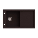 Recenzja Zlewozmywaka Tramontana 1-kom. Dark Chocolate 86×50 cm — test i opinia