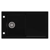 Zlewozmywak Tramontana 1-kom. z ociekaczem 86×50 cm (czarny) — recenzja i opinie