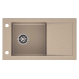 Zlewozmywak Zen 1-komorowy z ociekaczem 76×43 cm — recenzja i opinia (beżowy)