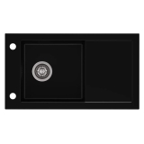 Recenzja Zlewozmywak Zen 1-kom. z ociekaczem 76×43 cm (czarny) — test i opinie