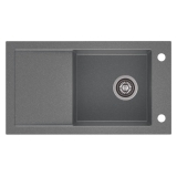 Recenzja Zlewozmywaka Zen 1-kom. z ociekaczem 76×43 cm (szary) — czy warto kupić?